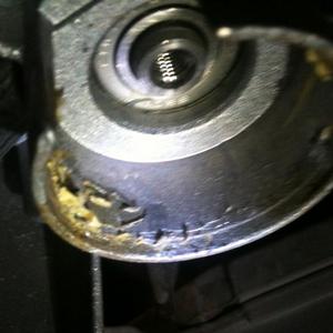 Empty space where magnet should be