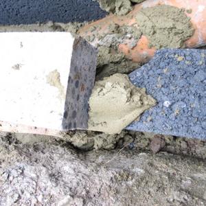 Lintel over brick and block