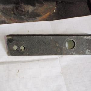 The first attempt at the replacement bracket.