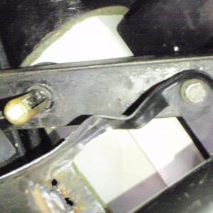 L Section steel bracket in place