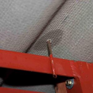 They forgot to seal the roof bolts