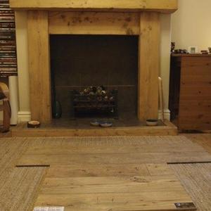 Middle/back sitting room fireplace