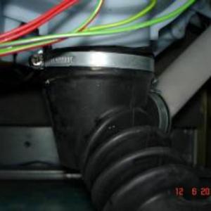 washing Machine drain in situ