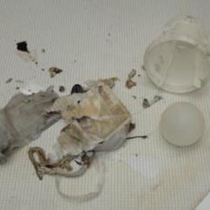 Washing machine - debris