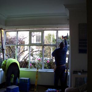 Window being fitted