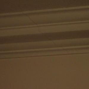 Cornice cracked