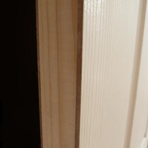 Wardrobe door edge