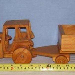 Farm tractor, & trailer set