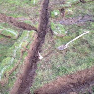 Herringbone drainage