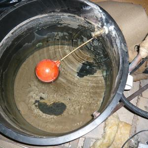 Temp link pipe on right