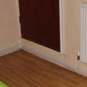 entrance door to basement