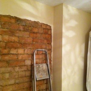 chimey breast in bedroom