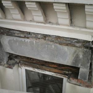 Slate lintol on its side