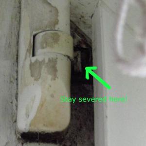 Broken Stay on UPVC Tilt & Turn window