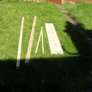Wood to make ladder
