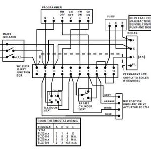 SD2701 3 port spring valve wiring diagram