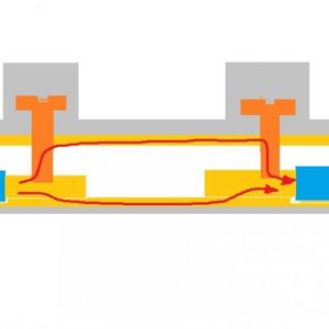 Term Block, screws clamped down.