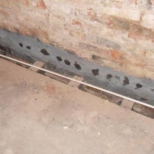 Dryzone injected and tanking applied over