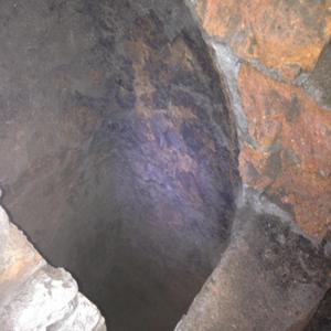Chimney in attic