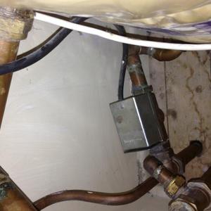 Valve in airing cupboard