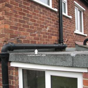 middle section (leaking)