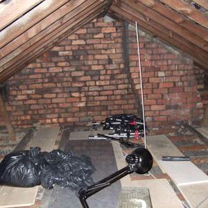 Starting to clear the loft