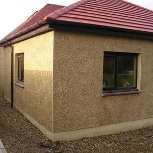 rear and side elevation.