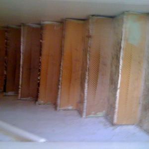 old stairs looking up