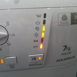 washer error code