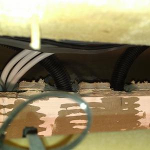 Cables to Shower room Isolators