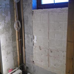 bonding coat on wall fell off 2