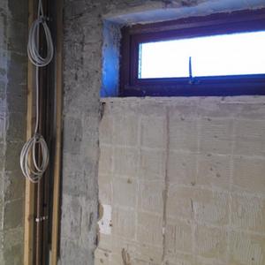 bonding coat on wall fell off