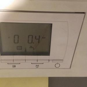 System pressure according to boiler