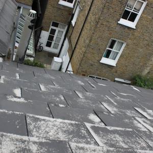 Rear roof - west facing