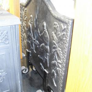 Cast iron fireback