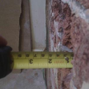 bricks after plaster removal