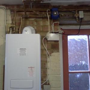 Box + Boiler and pump