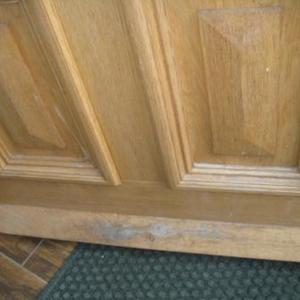Oak Door Needing TLC