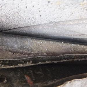 Roof sheet underside