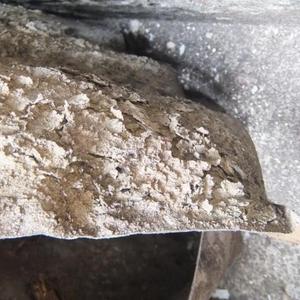 Roof sheet underside detail