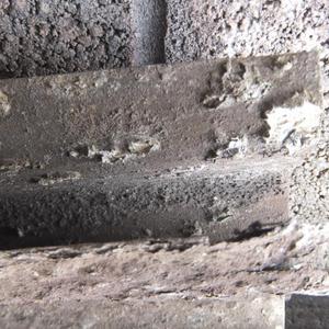 Roof sheet corner damage