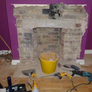 Removing some bricks.