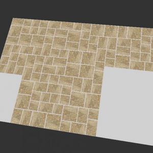 Random paving pattern