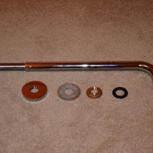 Wall mounted shower arm