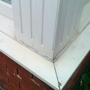 Ground level, cracks appearing