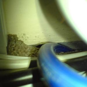 The cable for the front outside socket