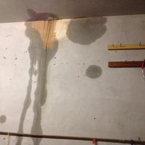 Dripping from ceiling