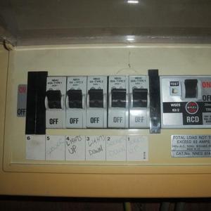 RCD unit.