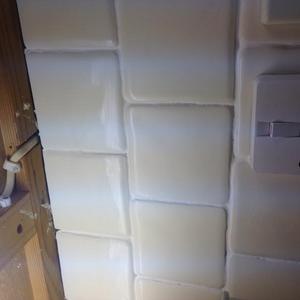 From the wall to the cabinet