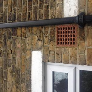 Crack in outside wall